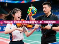 2025开云体育入口注册千万别眨眼！女生瞬间还原二重奏魔方吓裁判一跳，二重奏魔方教程